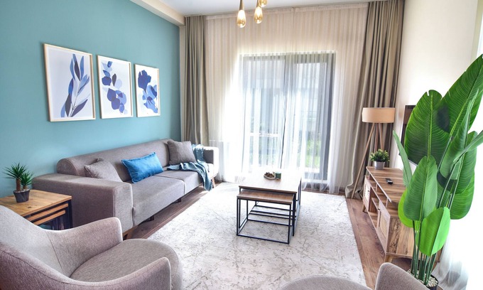 Mahmutbey Apartment | Spacious 2BR with Garden- Long term rent