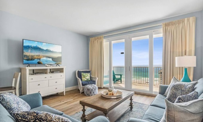 Panama City Beach Apartment | Spacious Beach Condo with Gulf Views! Sleeps 8! by Dolce Vita Getaways PCB