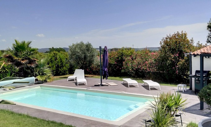 Saint-Clement Villa | Spacious, bright villa with swimming pool