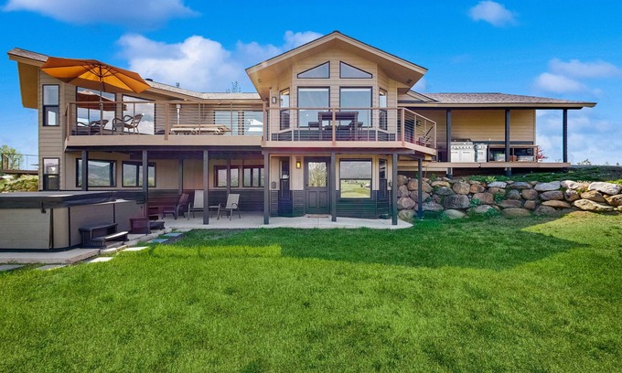 McCall House | Spacious home w/large deck, hot tub, & amazing views on over 10 acres