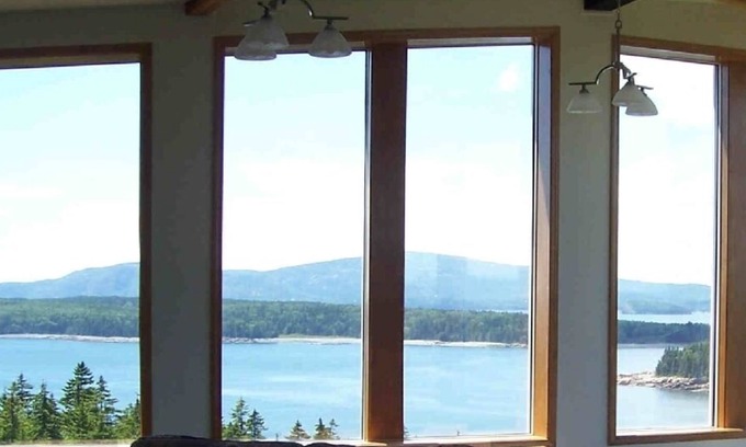 Winter Harbor House | Spacious, modern, & private, with grand views from a hill-top location.