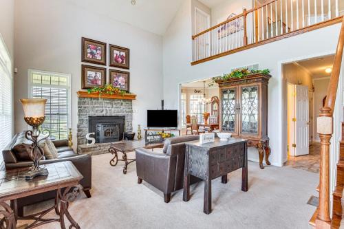 Warrensburg House | Spacious Warrensburg Getaway with Fireplace!