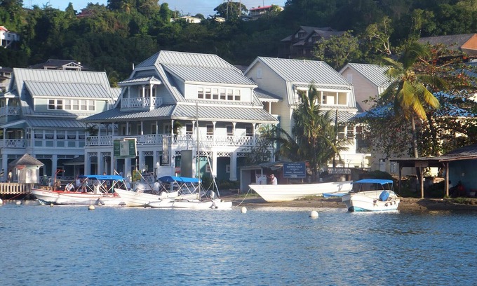 Marigot Bay Apartment | Split-Level Waterfront Apt in Stunning Location Beach & Marina views
