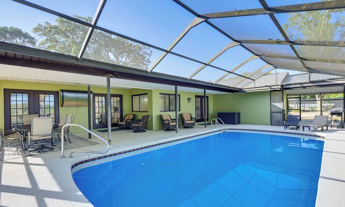 Spring Hill House | Spring Hill Home w/Pool, BBQ Grill & Outdoor TV!