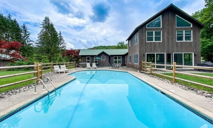 Neversink House | Spruce Haven - Modern Rustic w. Pool in Catskills