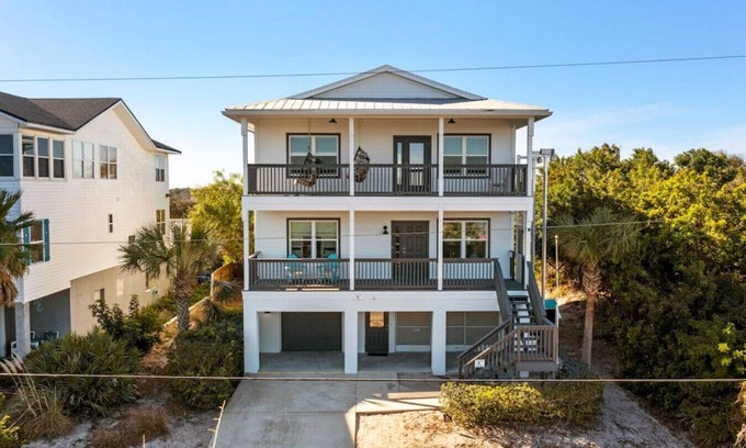 Butler Beach House | St. Augustine Rose At the Ocean with Private Heated Pool