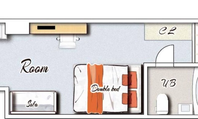 Miyazaki Hotel | Standard Room 1 double bed Nonsmoking Room onl/Miyazaki Miyazaki