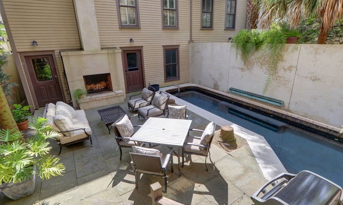 Beach Institute House | Stately Savannah Home w/Saltwater Pool