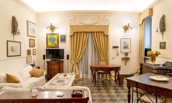 Campitelli Apartment | Stay in a 15th century church turned elegant home in the heart of Rome!