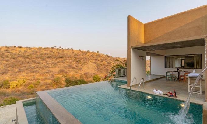 Bedla Villa | StayVista's Sage Scenery - Mountain-View Villa with Infinity Pool & Terrace