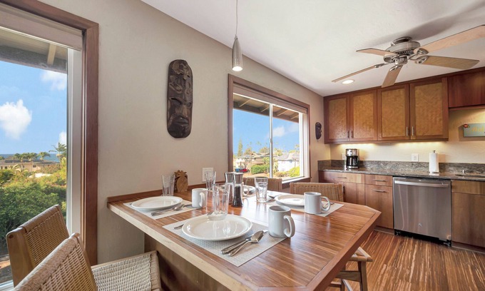 Poipu Condo | Steps to Poipu & Brenneckes Beach - Sea Turtles & Monk Seals - A/C!