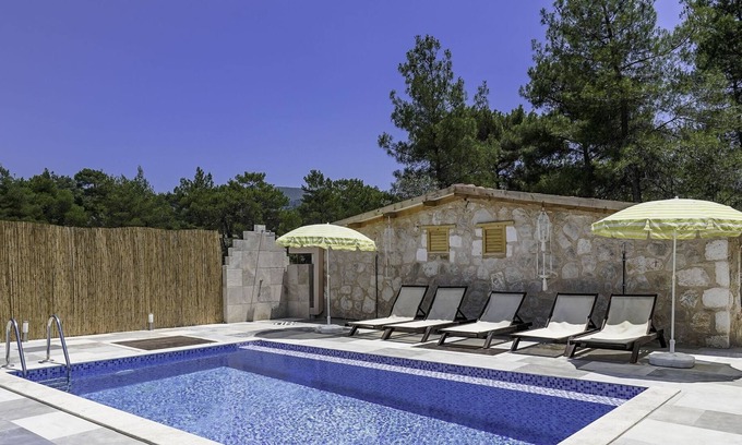 Kas House | Stone House w Pool and Garden in Kas
