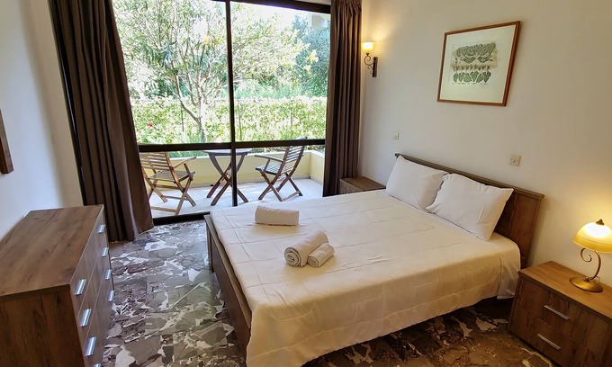 Melikia Apartment | Studio Apartment 'Alexandra Studio 8' with Private Balcony & Wi-Fi