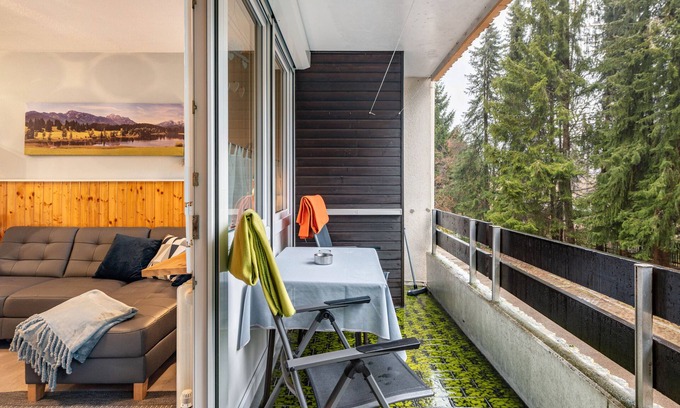 Todtmoos Apartment | Studio Apartment 'Ferienwohnung mit Charme I' with Private Terrace, Balcony and Wi-Fi