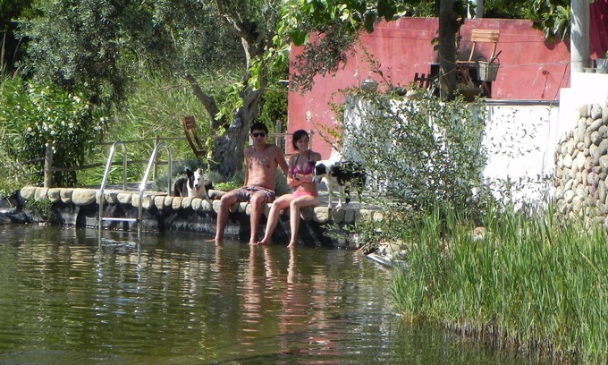 Nadadouro House | Studio at an Organic Farm on the spot contemplative over the lagoon