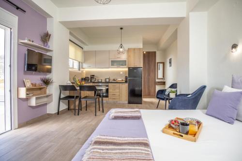 Pilalimata Apartment | Studio Athena with panoramic view of MakryGialos