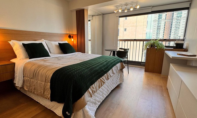 Brooklin Novo Apartment | Studio Brooklin 1min from the subway and close to the consulate