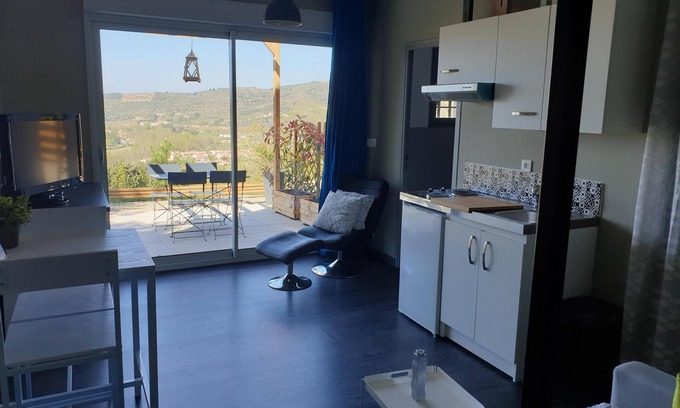 Cournanel House | Studio "Chenin" on the heights of Limoux