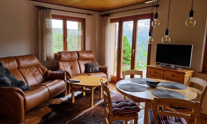 Val d'Illiez Apartment | Studio flat ∙ 4 guests