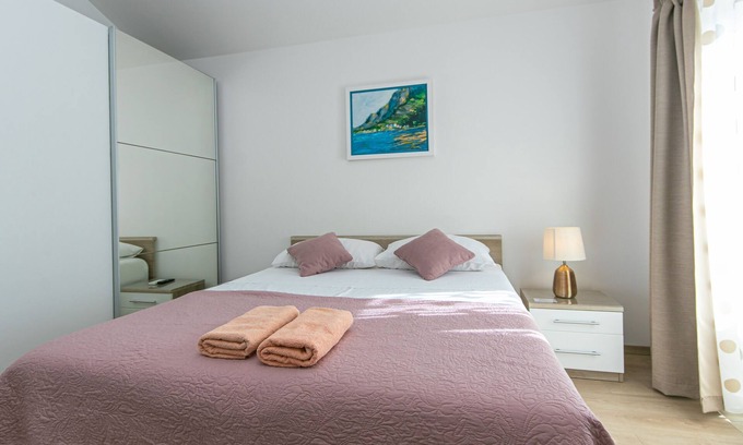 Tucepi Apartment | Studio flat with balcony Tučepi, Makarska (AS-19857-a)