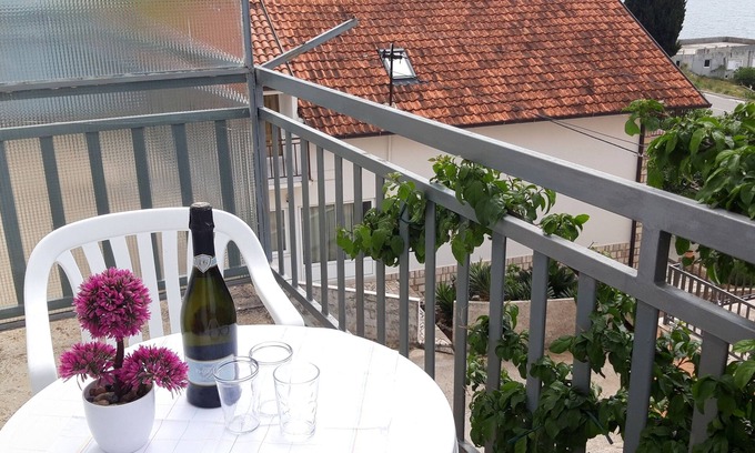 Podaca Apartment | Studio flat with balcony and sea view Podaca, Makarska (AS-6745-b)