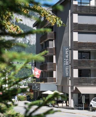 Waldhaus Flims Apartment | Studio im Hotel Des Alpes