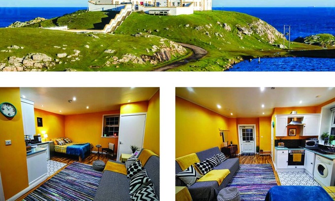 Thurso Apartment | Studio in Strathy Point Lighthouse with sea view