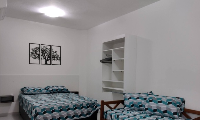 Ponta da Praia Apartment | Studio/kitnet with exit to Santos beach