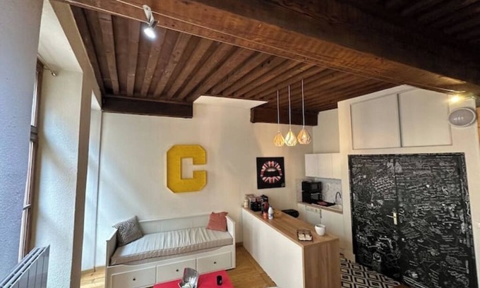 Old Lyon Apartment | Studio Le Cocon de Jacquard *breakfast*WIFI