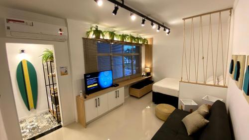 Boqueirao Apartment | Studio moderno na avenida da praia - Boqueirão