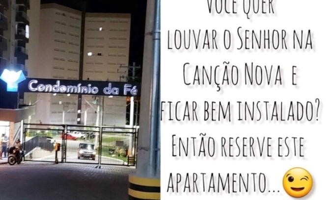 Cachoeira Paulista Apartment | 🌹studio SÃO Rafael🌹 🛐 Dentro do Condomínio da Fé em Frente da Canção Nova