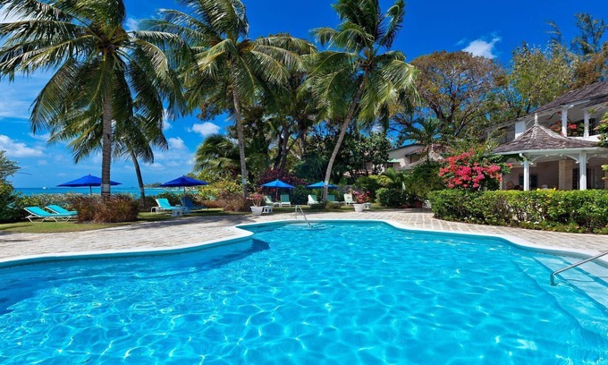Gibbs Bay Villa | Stunning Beachfront Villa On A Secure Development - Great Sea Views