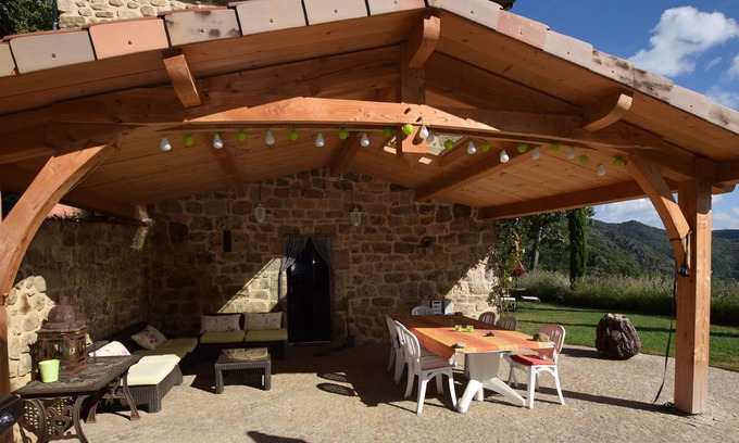 Burzet House | Stunning, detached holiday home with heatable pool