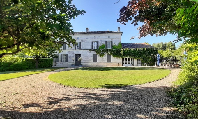 Criteuil-la-Magdeleine House | Stunning 18th Century House Set in South Facing Gardens with Private Pool