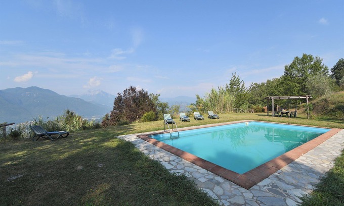 Coreglia Antelminelli House | Stunning private villa for 6 people with private pool, WIFI, TV and pets allowed