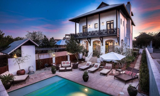 Rosemary Beach House | Stunning Luxury Rosemary Beach Home-Private Heated Pool-Steps To Beach-Exclusive