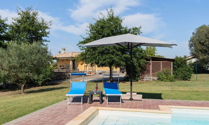 Manziana Villa | Stunning private villa for 6 guests with private pool, WIFI, A/C, TV, patio and pets allowed