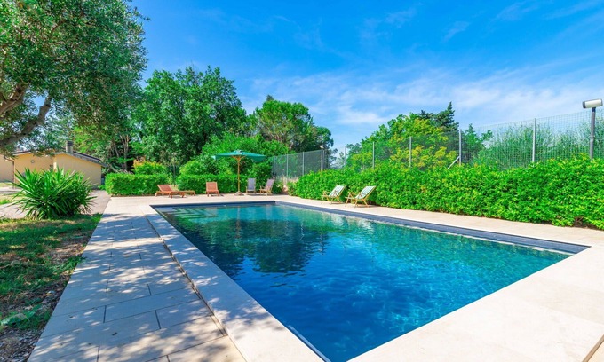 Urbisaglia House | Stunning private villa for 7 people with WIFI, private pool, TV, patio and panoramic view