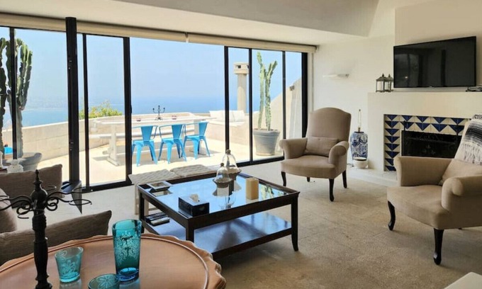 Naqqache Apartment | Stunning Rabieh Penthouse.Seaview, pool, 24/7power