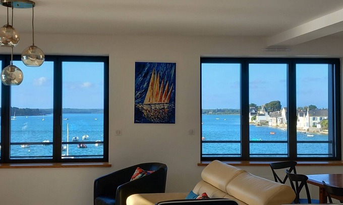Ile-Tudy Apartment | Stunning Sea View – Bright Apartment for 7