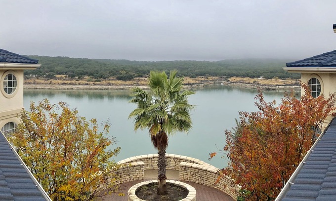 Highland Lake Estates Villa | STUNNING views of LAKE TRAVIS @ The Island