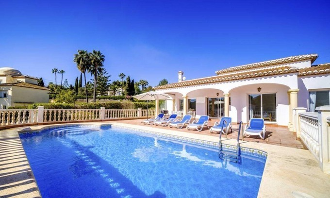 Urbanizacion La Mandarina Villa | Stunning Villa with Scenic Views of Golf Course & Modern Open Plan Kitchen