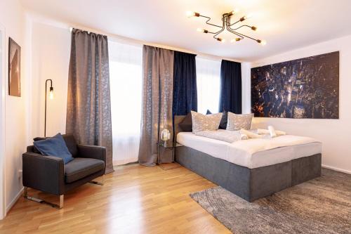 Elberfeld Apartment | Stylish apartment - 3 Min walk to Wuppertal main train station - Close to the University - Kitchen - Netflix
