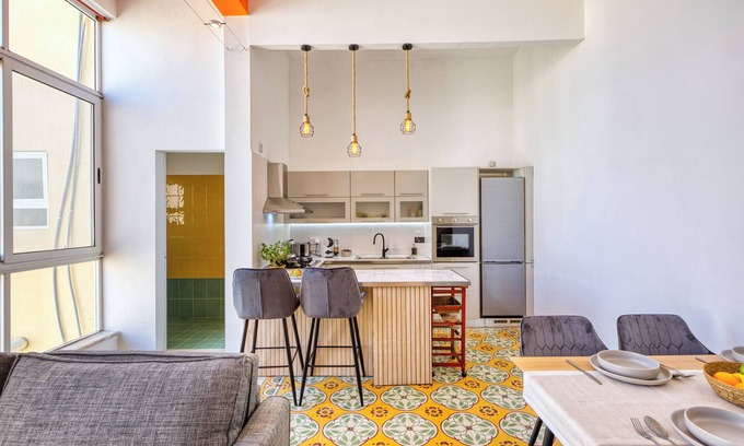 Sliema Apartment | Stylish Sliema apt with rooftop, sea & Valletta views – central yet peaceful.