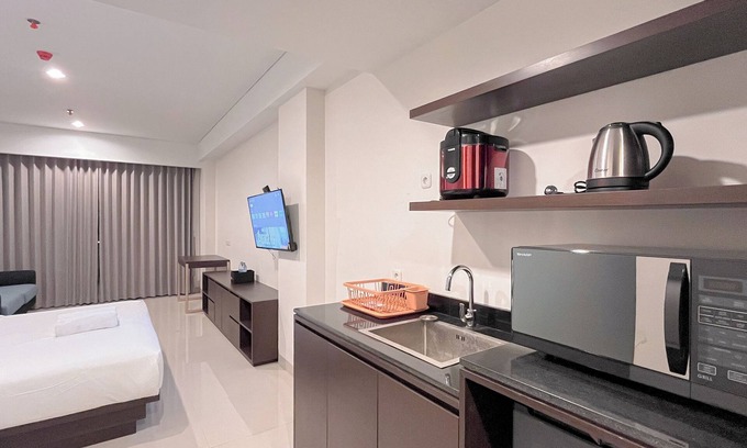 By Pass Ngurah Rai Apartment | Stylish Studio (No Kitchen) Apartment At Skales Residence Nusa Dua Bali