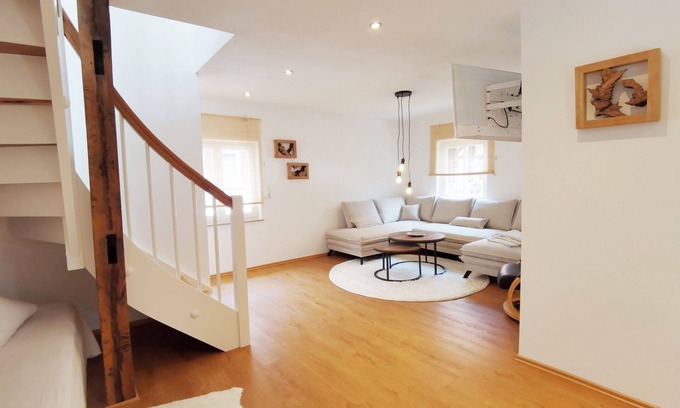 Bischofsheim an der Rhon Apartment | Stylish vacation home over three floors with sauna