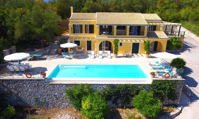 Kentroma Villa | Stylish Villa and Large Infinity Pool (heating at extra cost) Stunning Views