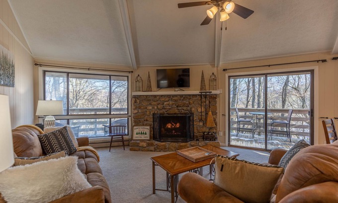 Sugar Mountain Condo | Sugar Mountain Serenity - Single level property in the heart of Sugar Mtn!