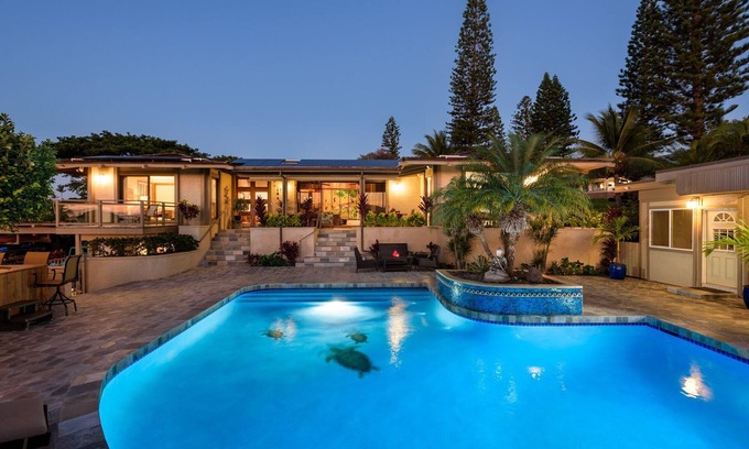 Kaanapali House | Summit Residence at KAANAPALI VISTA~4500 sf~5B/5.5B Pool/Ocean View~