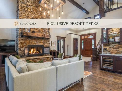 Cle Elum House | Suncadia 5 Bdrm Elegant Home near Golf Course, Covered Patio and Hot Tub